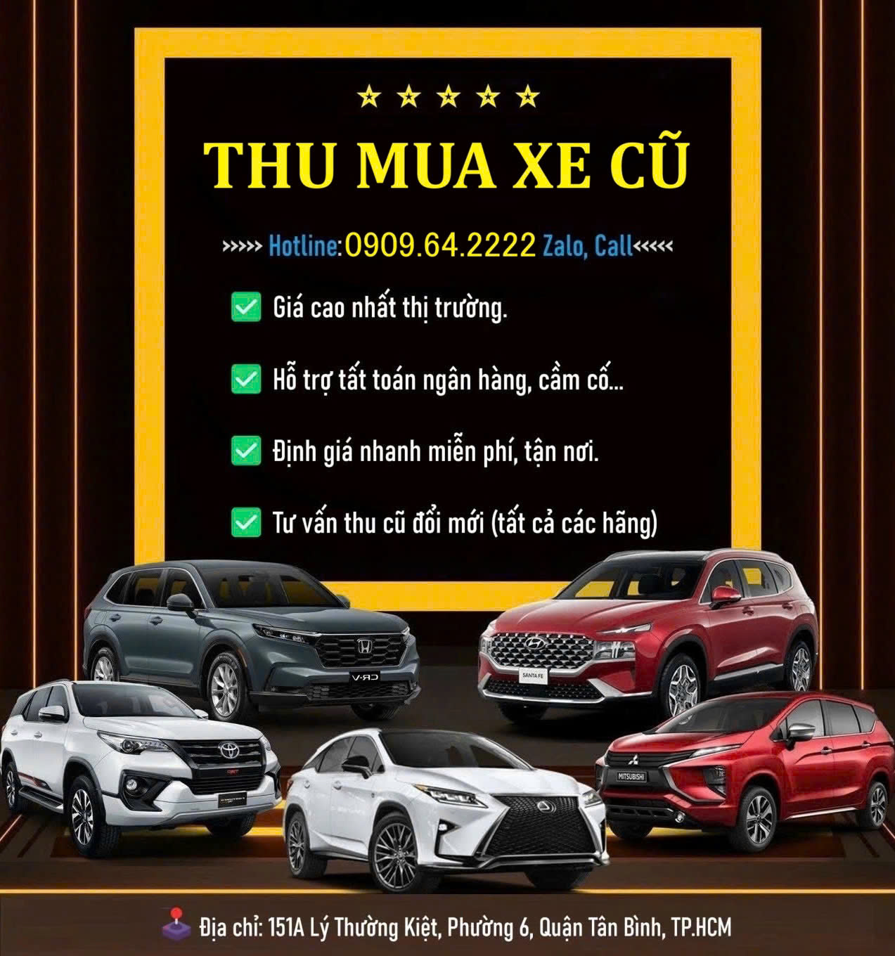 Thu mua xe cũ giá cao